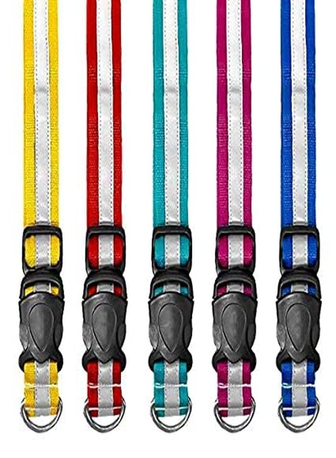 BLESSING PET SUPPLY Pack of 5 PCS Dog Reflective Neck Collar (Packs of 5 PCS) - Image 1